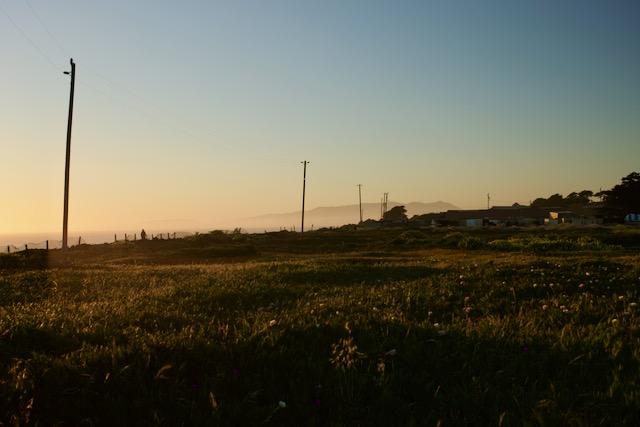 Sunset in Daly City, California